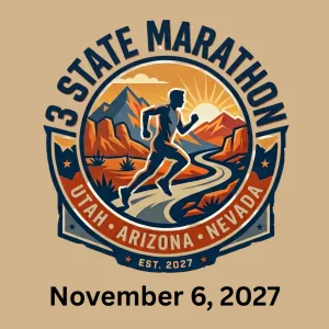 3 State Marathon - 26.2 - 13.1 - 10K - 5K logo