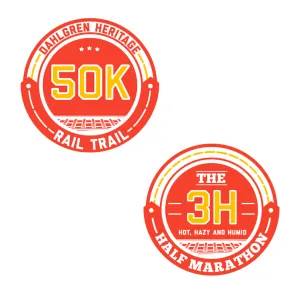 3H Trail Half Marathon + DHRT 50K logo