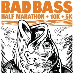 Bad Bass Half Marathon logo