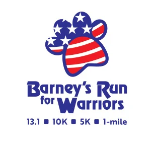 Barney's Run for Warriors logo