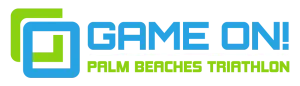 Game On! Palm Beaches Triathlon logo