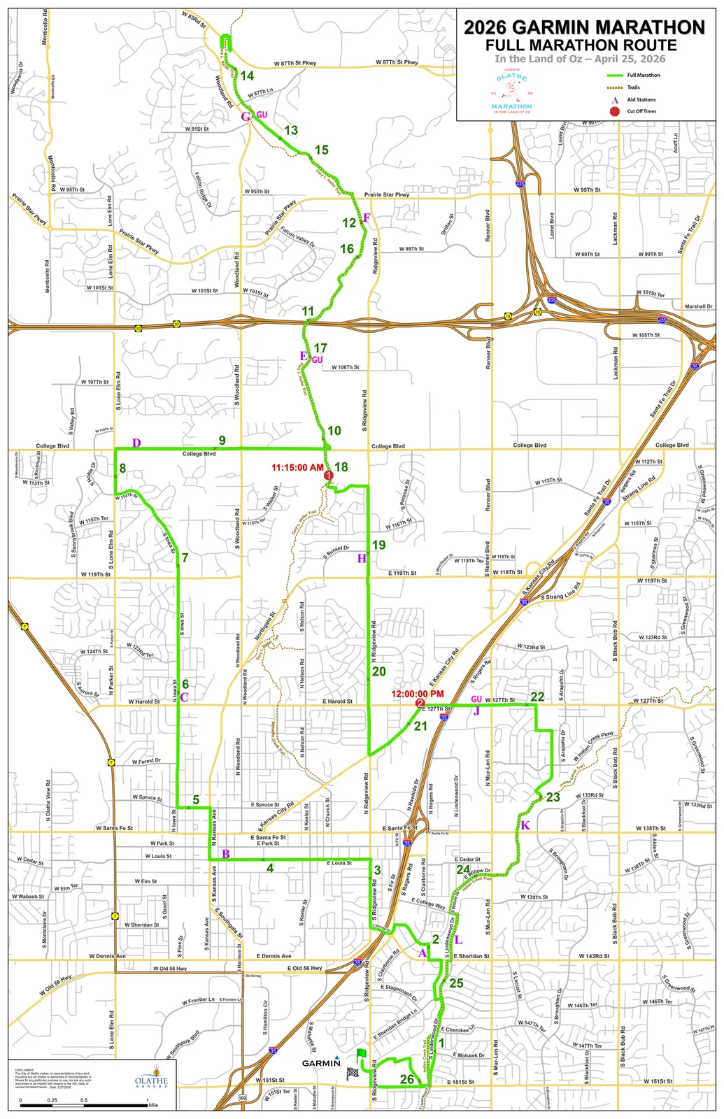 Garmin Olathe Marathon, Half Marathon and 10K in the land of Oz photo 8