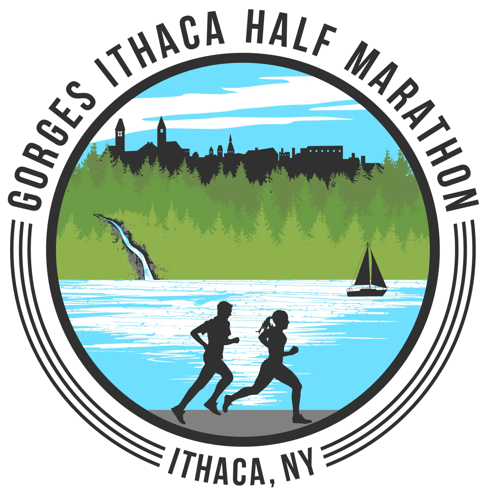 Gorges Ithaca Half Marathon logo