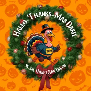 Hallo-Thanks-Mas Dash – 5K, 10K, and Half Marathon logo