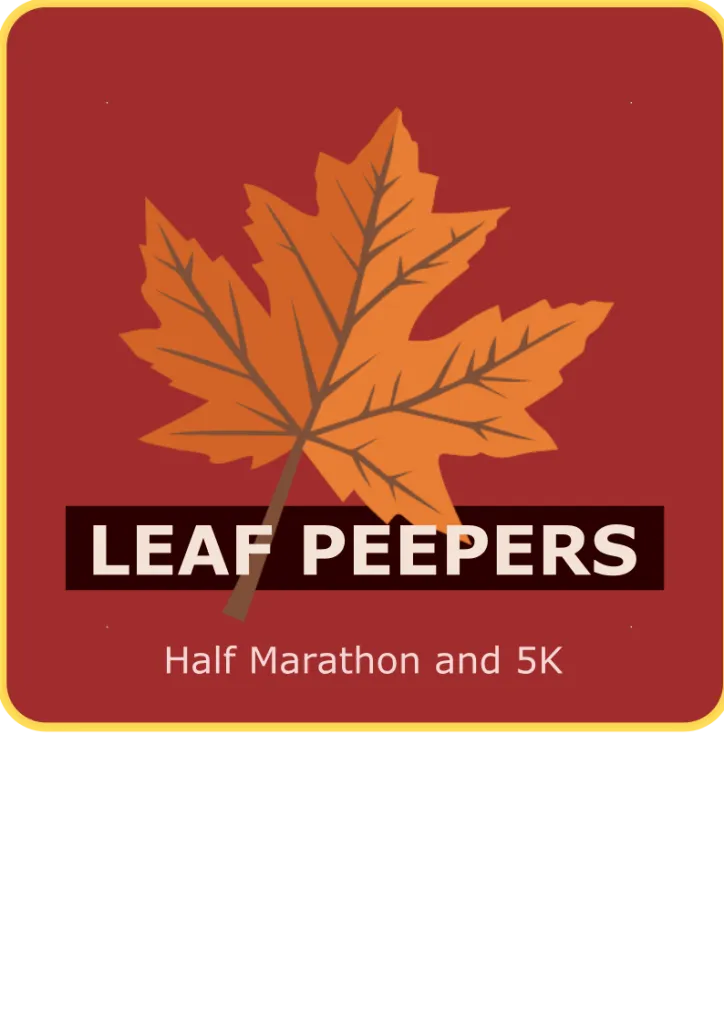 Leaf Peepers Half Marathon logo