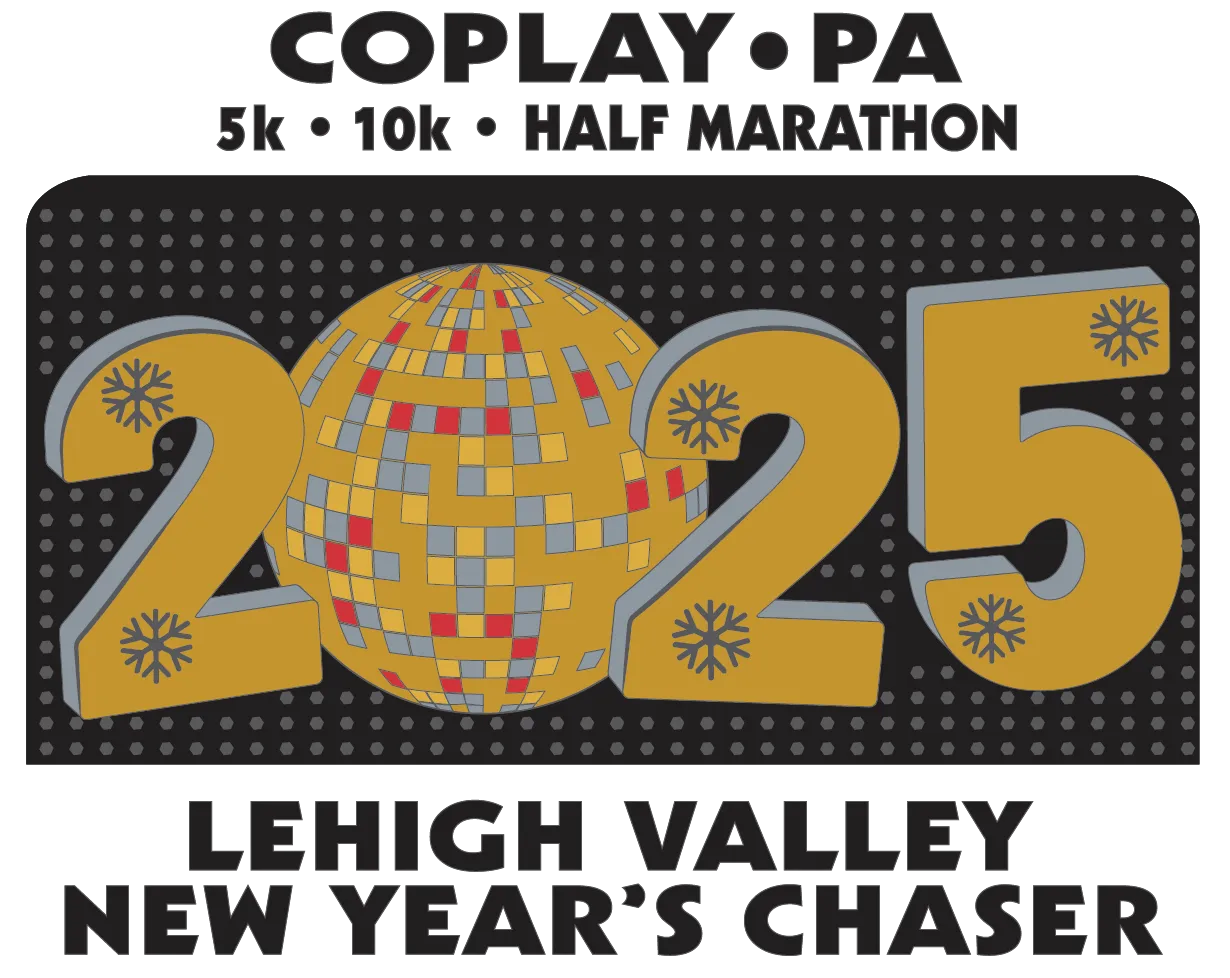 Lehigh Valley New Year's Chaser: Half Marathon, 10K and 5K logo