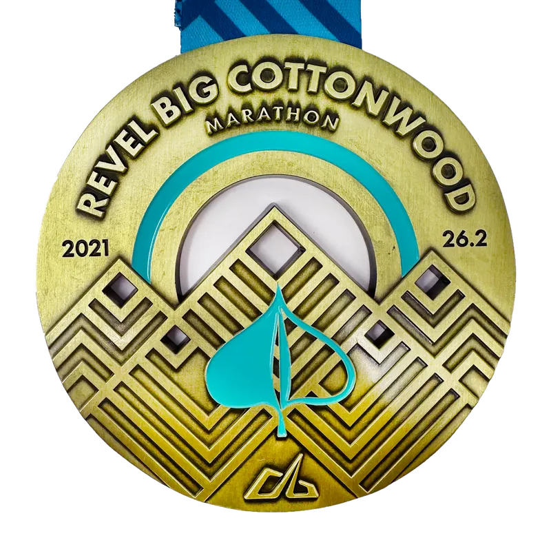 Revel Big Cottonwood Marathon 2021 medal