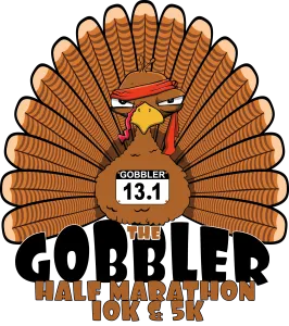 The Gobbler Half Marathon, 10K & 5K logo