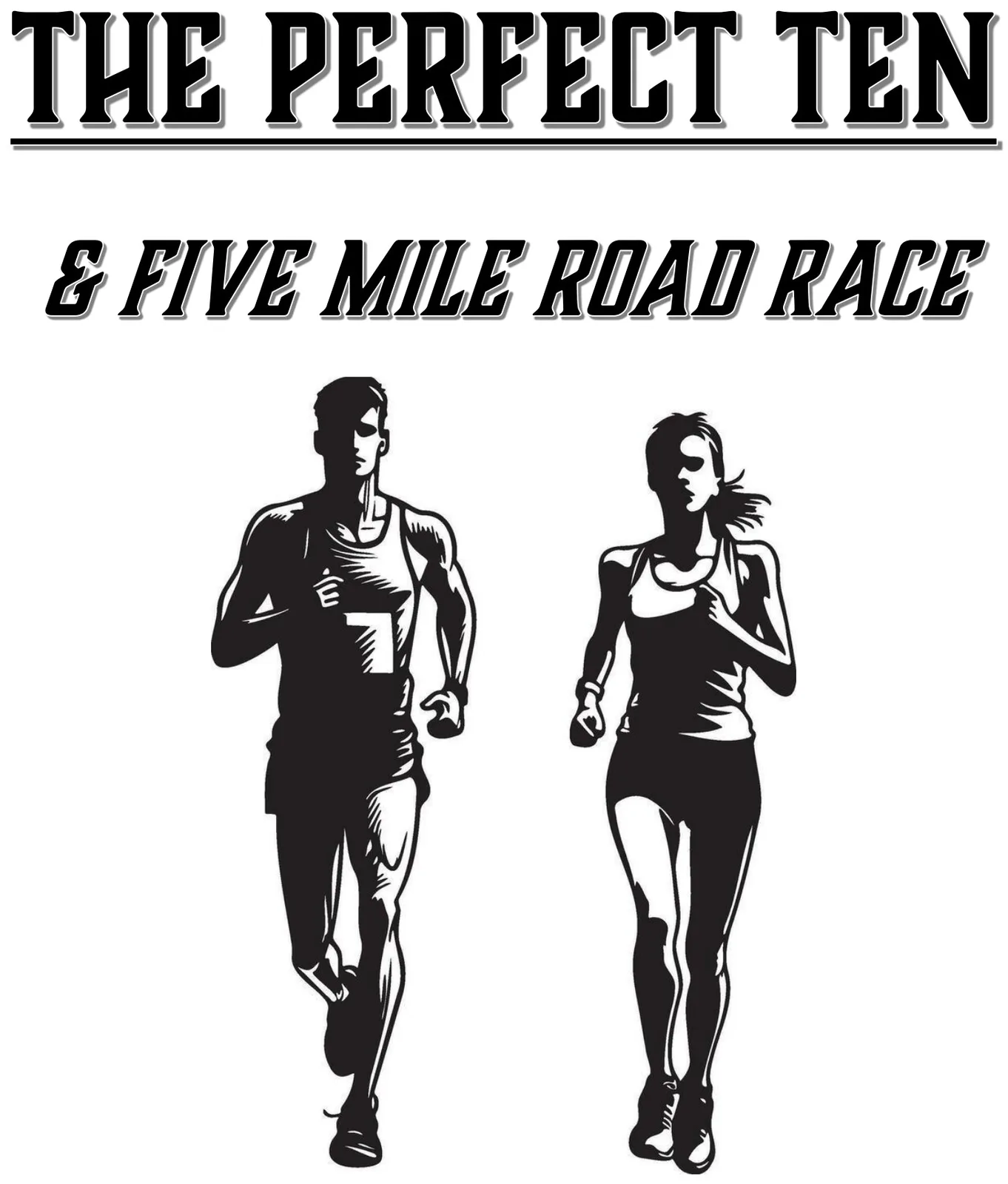 The Perfect Ten & Five Mile Road Race logo