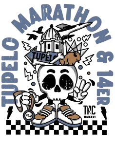 2027 Tupelo Marathon and Half Marathon logo